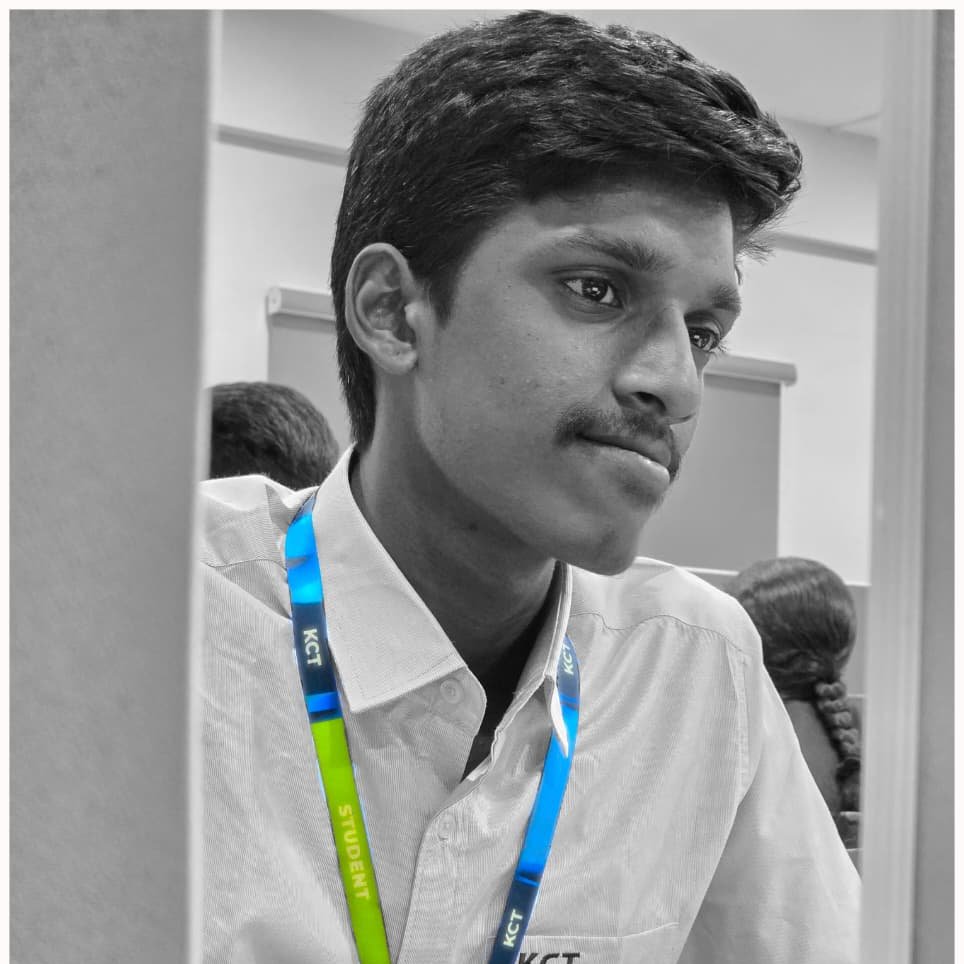 VJ - Backend Engineer and Golang Developer based in Coimbatore, India